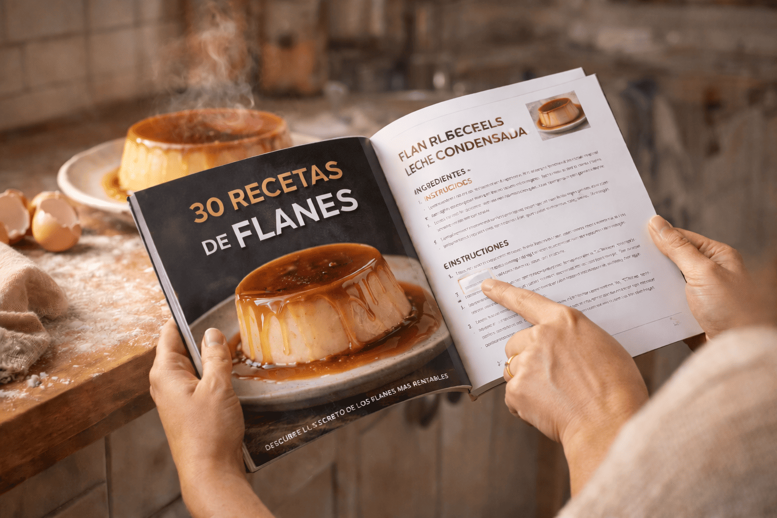 MEGAPACK: Recetas de Flanes sin Horno