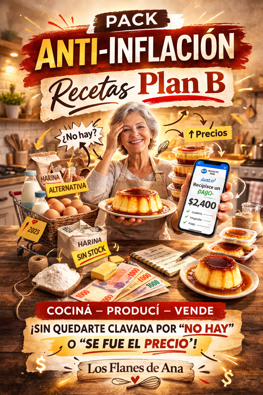 Pack Anti-Inflación: Recetas con insumos más accesibles (para seguir facturando)